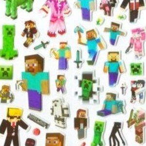 Toys | Puffy Vinyl Minecraft Stickers Hobbies Toys Games | Poshmark
